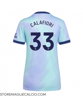 Arsenal Riccardo Calafiori #33 Maglia Gara Terza Repliche 2024-25 Donna